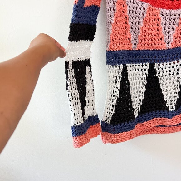 Free People Multicolor Off-the-Shoulder Sweater - Picture 5 of 7